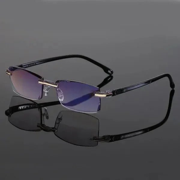 Multifocal reading glasses made from lightweight TR90 material, featuring anti-blue light protection for seamless vision and comfort. 0
